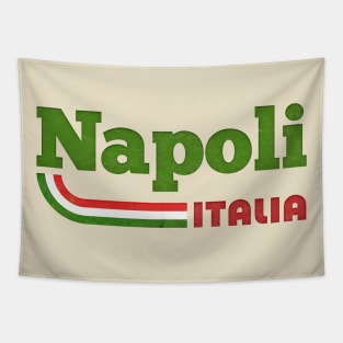 Napoli, Italia // Retro Italian Region Design Tapestry
