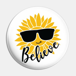 Believe Art Pin