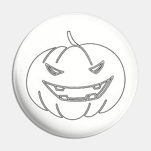 Halloween Pumpkin Inktober Special Pin