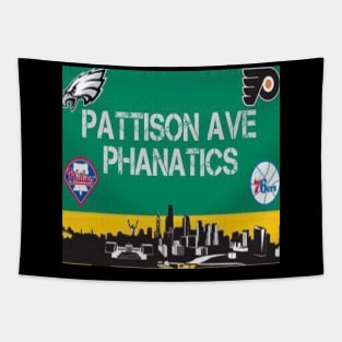 Pattison Ave Phanatics logo Tapestry