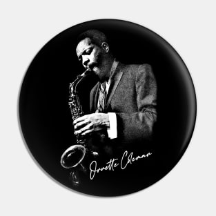 Ornette Coleman /\/ Retro Jazz Music Fan Design Pin