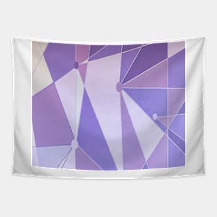 Purple Geometric Shape Tapestry