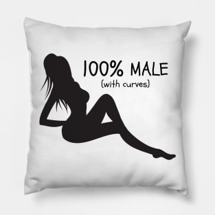 Men With Curves Pillow