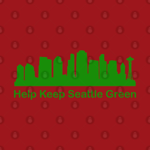 Help Keep Seattle Green - Recycle by PeppermintClover