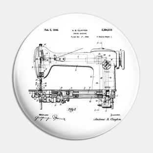 Sewing machine Patent, sewing lover gift idea, sewing machine present Pin