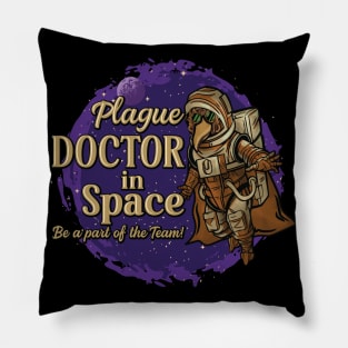 Plague Doctor in Space - Is the Doctor in? Pillow