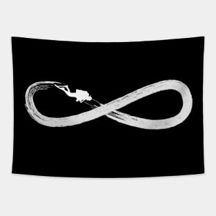 Dive Forever Infinity Scuba Diving Tapestry