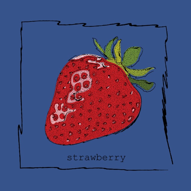 Cute little strawberry illustration by Window House