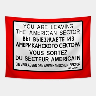 Checkpoint Charlie Tapestry