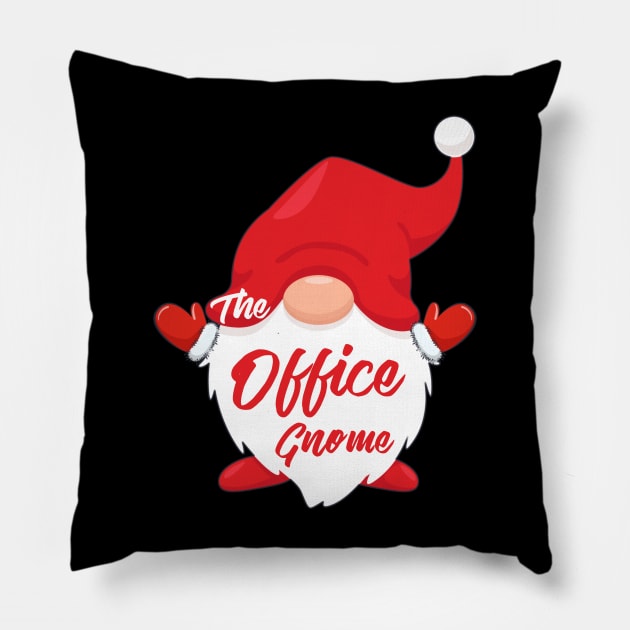 The Office Manager Gnome Matching Family Christmas Pajama Pillow by Penda