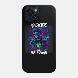 Hacker in Town 4 Phone Case