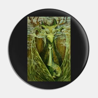 Soul of the Stone. Moldavite. The Queen of Dragons. Pin