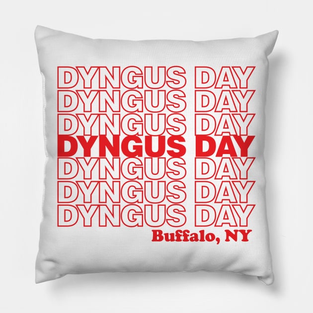 Dyngus Day Buffalo NY Pillow by PodDesignShop