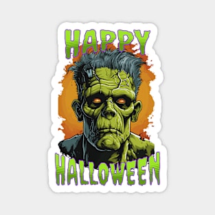 The Monster Happy Halloween Magnet