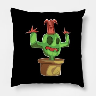 Funny Cartoon Cactus Head Pillow