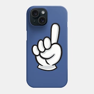 I’m ONE! One finger counting cartoon hand Phone Case