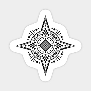 Aztec style circle pattern design Magnet