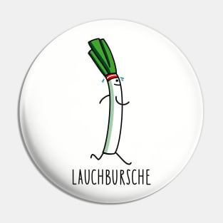 Funny leek errand boy Pin