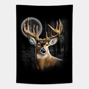 Midnight Deer Tapestry