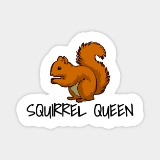 Squirrel Queen Magnet