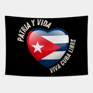 Patria Y Vida - Viva Cuba Libre Tapestry