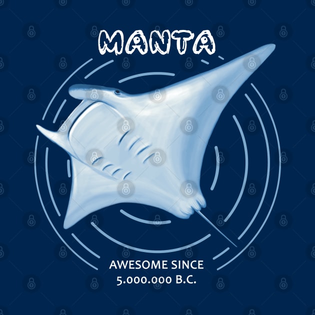 Manta Rays Awesome Since 5 million B.C. by TMBTM