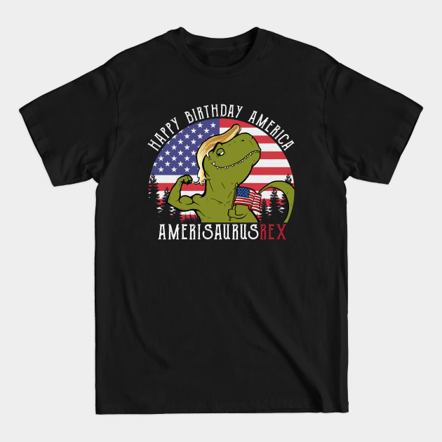 Disover Amerisaurus Rex Funny Dinosaur - Americasaurus - T-Shirt