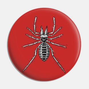 Creepy Large Hairy Halloween Spider Pin