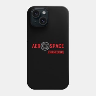 aerospace engineering with turbine image Phone Case