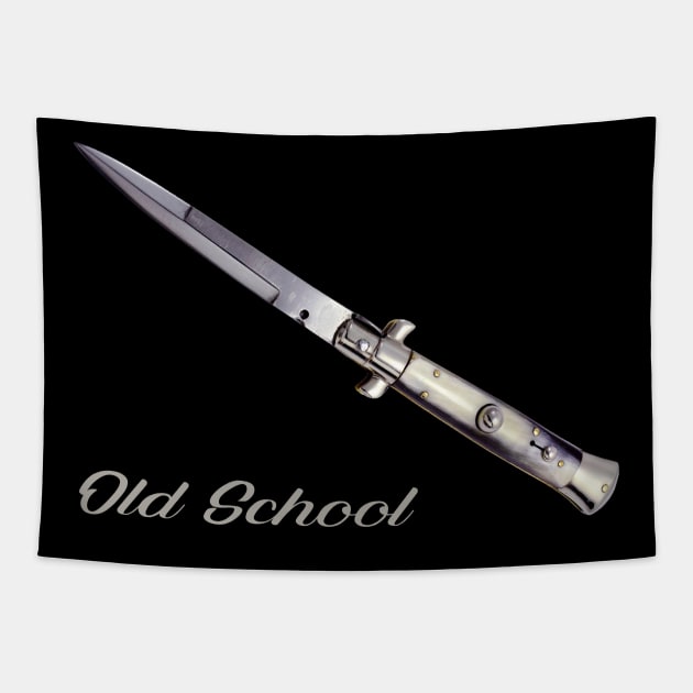 Switchblade - Old School - Switchblades - Tapestry | TeePublic