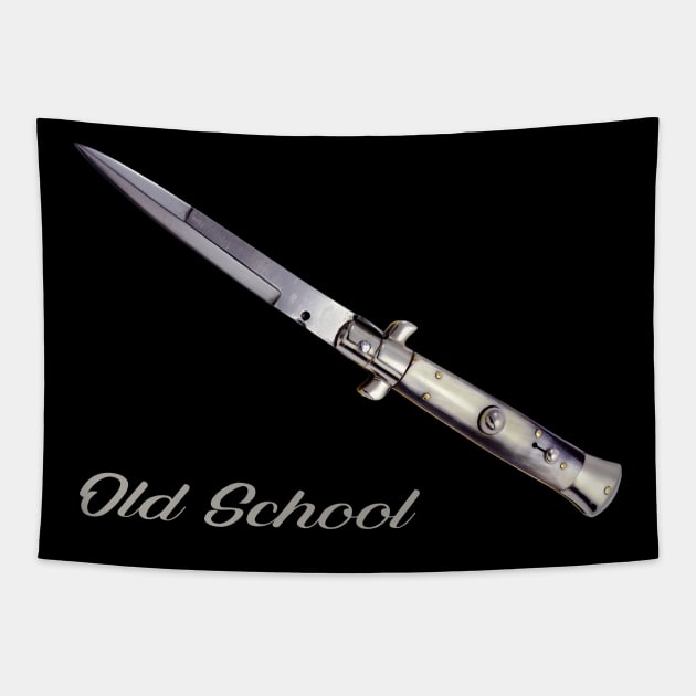 Switchblade - Old School Tapestry by RainingSpiders