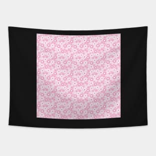 PINK 60S RETRO FLORALS Tapestry