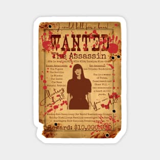 The Assassin Wanted Poster Magnet