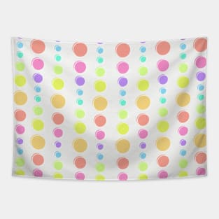 Rainbow Dots Pattern Tapestry