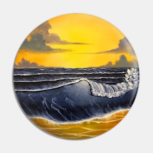 Ocean Sunset Pin