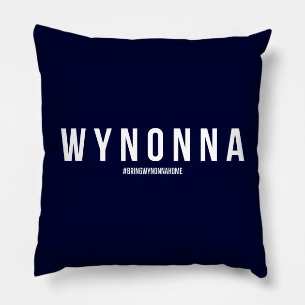 WYNONNA - Wynonna Earp #BringWynonnaHome Pillow by SurfinAly Design 