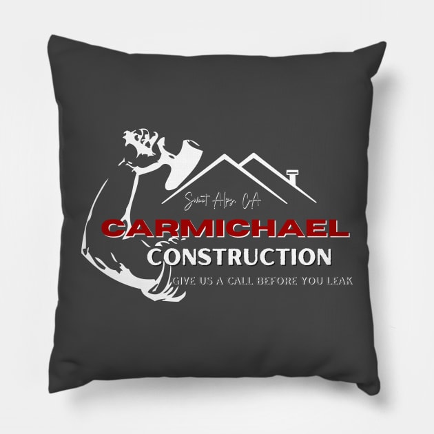 Carmichael Construction Pillow by Sweet Alps Mates