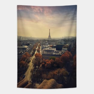 Paris Cityscape Tapestry