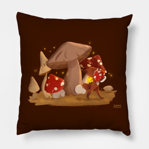 Maple the red fox Pillow by Four Seasons Fox