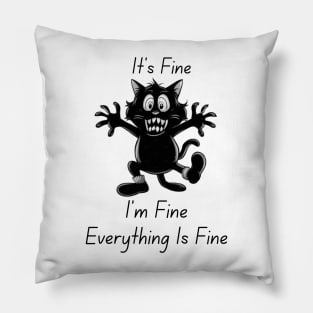 Fine cat Pillow