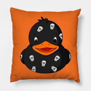 Skull Pattern Rubber Duck Pillow