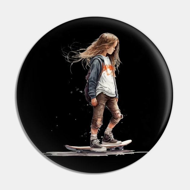 skater girl Pin by JayD World