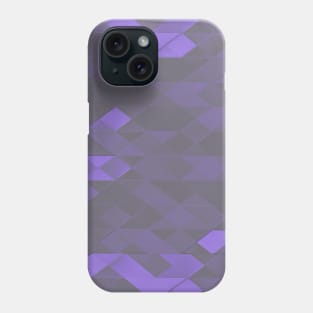 Abstract blue geometric Phone Case