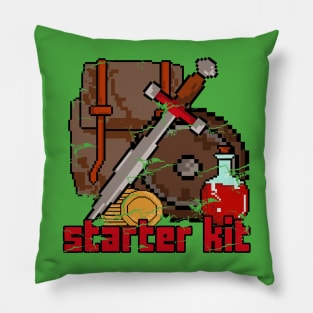 Gaming Starter Kit - Vintage - Role Playing Game Pillow