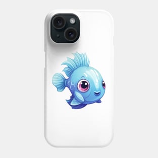 Cute cartoon fish Phone Case