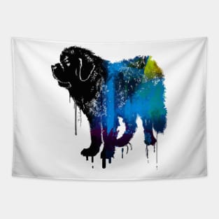 Neapolitan Mastiff Stencil Design Tapestry