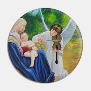 Angelic violin Pin