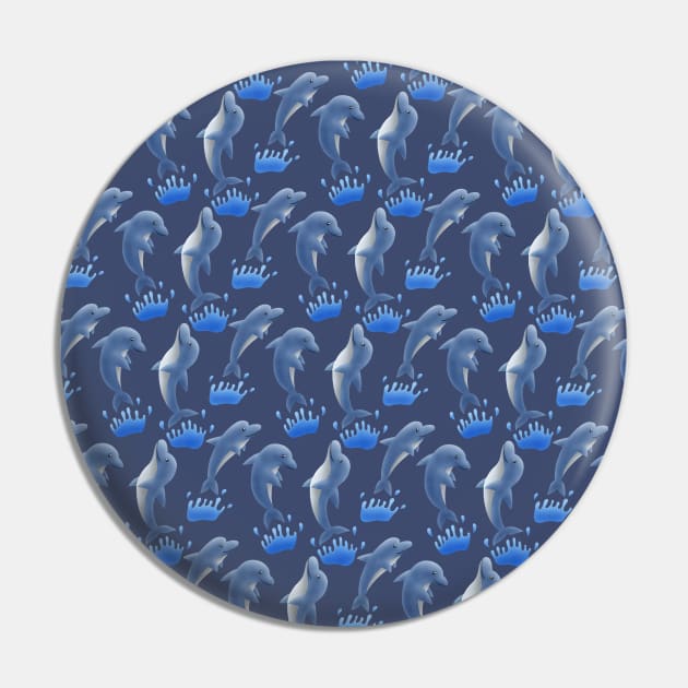 Dolphins Pin by CleanRain3675