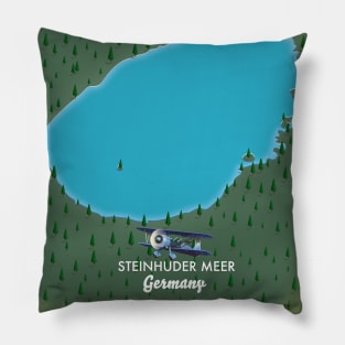 Steinhuder Meer Germany map Pillow