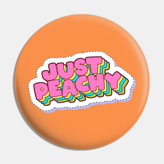 Just Peachy Pin by RainbowAndJackson